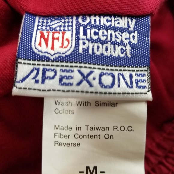Vintage 90s Washington Redskins Apex One Jacket/Pants Puffer  NFL  Zip Sz S/M - Picture 13 of 15